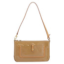 LOUIS VUITTON Vernis Mallory Square Pouch Noisette M91197 LV Auth 203117V-13
