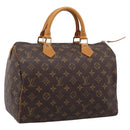 LOUIS VUITTON Monogram Speedy 30 Hand Bag M41526 LV Auth 203121-1