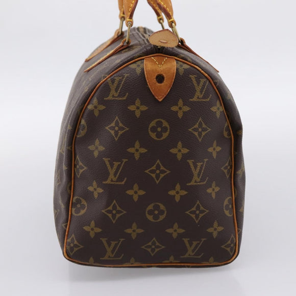 LOUIS VUITTON Monogram Speedy 30 Hand Bag M41526 LV Auth 203121