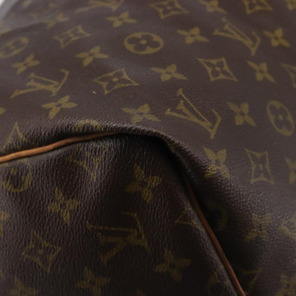 LOUIS VUITTON Monogram Keepall 55 Boston Bag M41424 LV Auth 203123