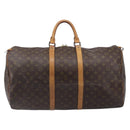 LOUIS VUITTON Monogram Keepall 55 Boston Bag M41424 LV Auth 203123-2