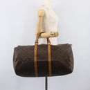 LOUIS VUITTON Monogram Keepall 55 Boston Bag M41424 LV Auth 203123-27
