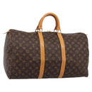 LOUIS VUITTON Monogram Keepall 50 Boston Bag M41426 LV Auth 203125V-1