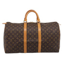 LOUIS VUITTON Monogram Keepall 50 Boston Bag M41426 LV Auth 203125V-2