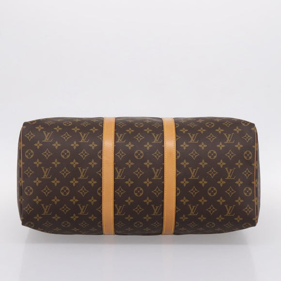 LOUIS VUITTON Monogram Keepall 50 Boston Bag M41426 LV Auth 203125V