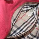 BURBERRY Shoulder Bag Leather Pink Gold Auth 203127-20