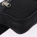 GUCCI GG Canvas Off The Grid Waist Bag Black Silver 631341 Auth 203130A-12