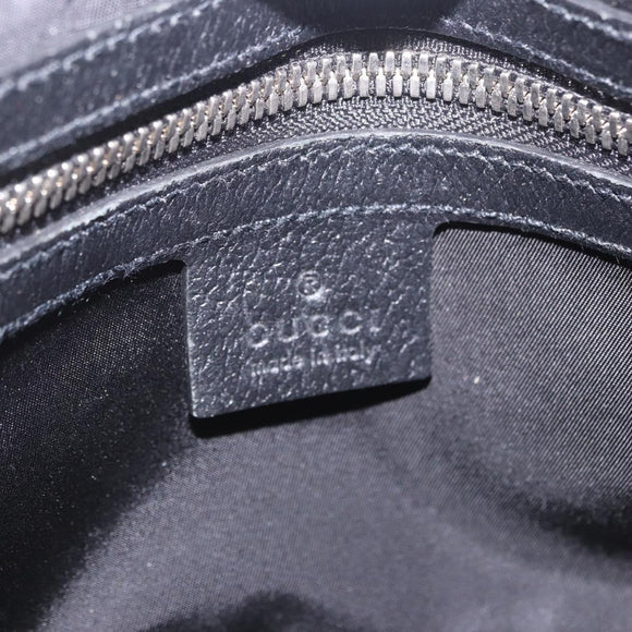 GUCCI GG Canvas Off The Grid Waist Bag Black Silver 631341 Auth 203130A