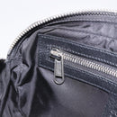 GUCCI GG Canvas Off The Grid Waist Bag Black Silver 631341 Auth 203130A-23