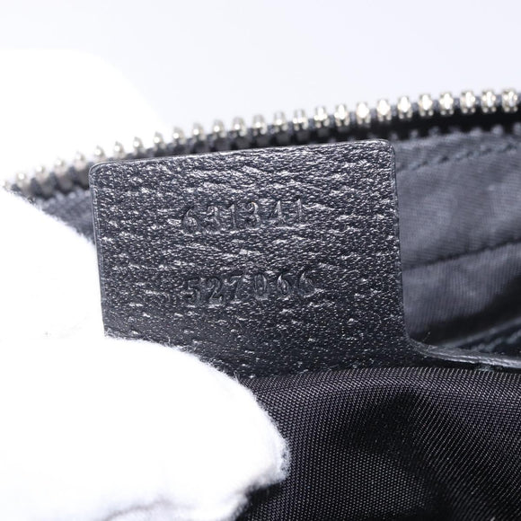 GUCCI GG Canvas Off The Grid Waist Bag Black Silver 631341 Auth 203130A