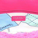 CHANEL Chain Shoulder Bag Pile Pink Silver CC Auth 203132SAM-20