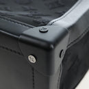 LOUIS VUITTON Monogram Mesh Soft Trunk Shoulder Bag Black M53964 LV Auth 203133M-17