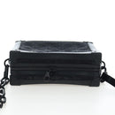 LOUIS VUITTON Monogram Mesh Soft Trunk Shoulder Bag Black M53964 LV Auth 203133M-6