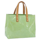 LOUIS VUITTON Vernis Reade PM Hand Bag Peppermint M91307 LV Auth 203136A-1