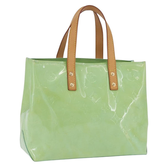LOUIS VUITTON Vernis Reade PM Hand Bag Peppermint M91307 LV Auth 203136A