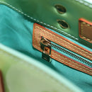 LOUIS VUITTON Vernis Reade PM Hand Bag Peppermint M91307 LV Auth 203136A-23