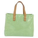 LOUIS VUITTON Vernis Reade PM Hand Bag Peppermint M91307 LV Auth 203136A-2