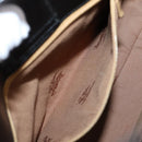 Burberrys Nova Check Shoulder Bag Canvas Beige Silver Auth 203137V-19