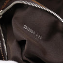 FENDI Zucca Canvas Mamma Baguette Shoulder Bag Beige Silver Auth 203140V-22