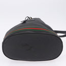 GUCCI Micro GG Supreme Web Sherry Line Bag PVC Black 001 116 0933 Auth 203142-10