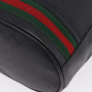 GUCCI Micro GG Supreme Web Sherry Line Bag PVC Black 001 116 0933 Auth 203142-15