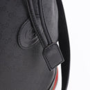 GUCCI Micro GG Supreme Web Sherry Line Bag PVC Black 001 116 0933 Auth 203142-18
