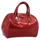 LOUIS VUITTON Vernis Montana Hand Bag Pomme Damour M90058 LV Auth 203143A-1