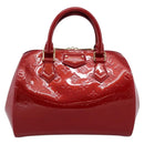 LOUIS VUITTON Vernis Montana Hand Bag Pomme Damour M90058 LV Auth 203143A-13