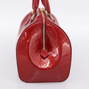 LOUIS VUITTON Vernis Montana Hand Bag Pomme Damour M90058 LV Auth 203143A-4