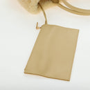 BOTTEGA VENETA Hand Bag Wool Beige Auth 203144M-20