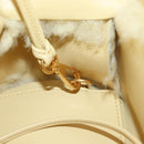 BOTTEGA VENETA Hand Bag Wool Beige Auth 203144M-10