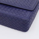 BOTTEGA VENETA INTRECCIATO Hand Bag Leather 2way Navy Auth 203145SAV-15