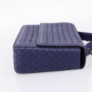 BOTTEGA VENETA INTRECCIATO Hand Bag Leather 2way Navy Auth 203145SAV-4