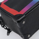 LOUIS VUITTON Taiga Rainbow Mini Soft Trunk Bag Black M30351 LV Auth 203152M-18