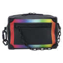 LOUIS VUITTON Taiga Rainbow Mini Soft Trunk Bag Black M30351 LV Auth 203152M-13