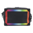 LOUIS VUITTON Taiga Rainbow Mini Soft Trunk Bag Black M30351 LV Auth 203152M-2