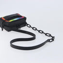 LOUIS VUITTON Taiga Rainbow Mini Soft Trunk Bag Black M30351 LV Auth 203152M-7