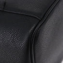 CHANEL Vanity Hand Bag Caviar Skin Black Gold CC Auth 203153V-16