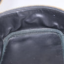 CHANEL Vanity Hand Bag Caviar Skin Black Gold CC Auth 203153V-20
