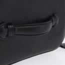 CHANEL Vanity Hand Bag Caviar Skin Black Gold CC Auth 203153V-7