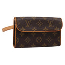 LOUIS VUITTON Monogram Pochette Florentine Waist Bag M51855 LV Auth 203155V-1