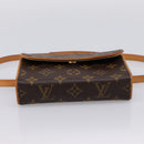 LOUIS VUITTON Monogram Pochette Florentine Waist Bag M51855 LV Auth 203155V-10