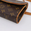 LOUIS VUITTON Monogram Pochette Florentine Waist Bag M51855 LV Auth 203155V-11
