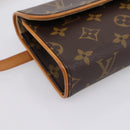 LOUIS VUITTON Monogram Pochette Florentine Waist Bag M51855 LV Auth 203155V-12
