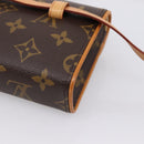 LOUIS VUITTON Monogram Pochette Florentine Waist Bag M51855 LV Auth 203155V-13