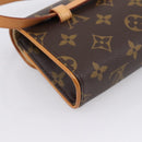 LOUIS VUITTON Monogram Pochette Florentine Waist Bag M51855 LV Auth 203155V-14