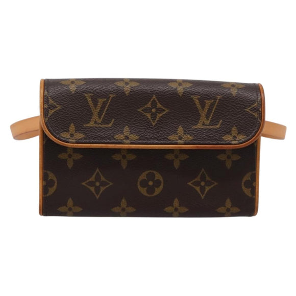 LOUIS VUITTON Monogram Pochette Florentine Waist Bag M51855 LV Auth 203155V