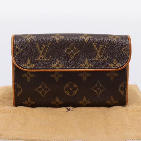 LOUIS VUITTON Monogram Pochette Florentine Waist Bag M51855 LV Auth 203155V
