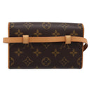 LOUIS VUITTON Monogram Pochette Florentine Waist Bag M51855 LV Auth 203155V-3