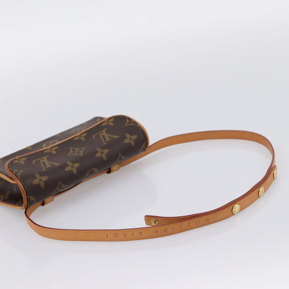 LOUIS VUITTON Monogram Pochette Florentine Waist Bag M51855 LV Auth 203155V